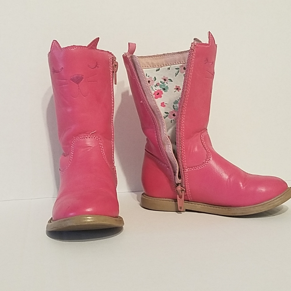 Carters pink kids boots
